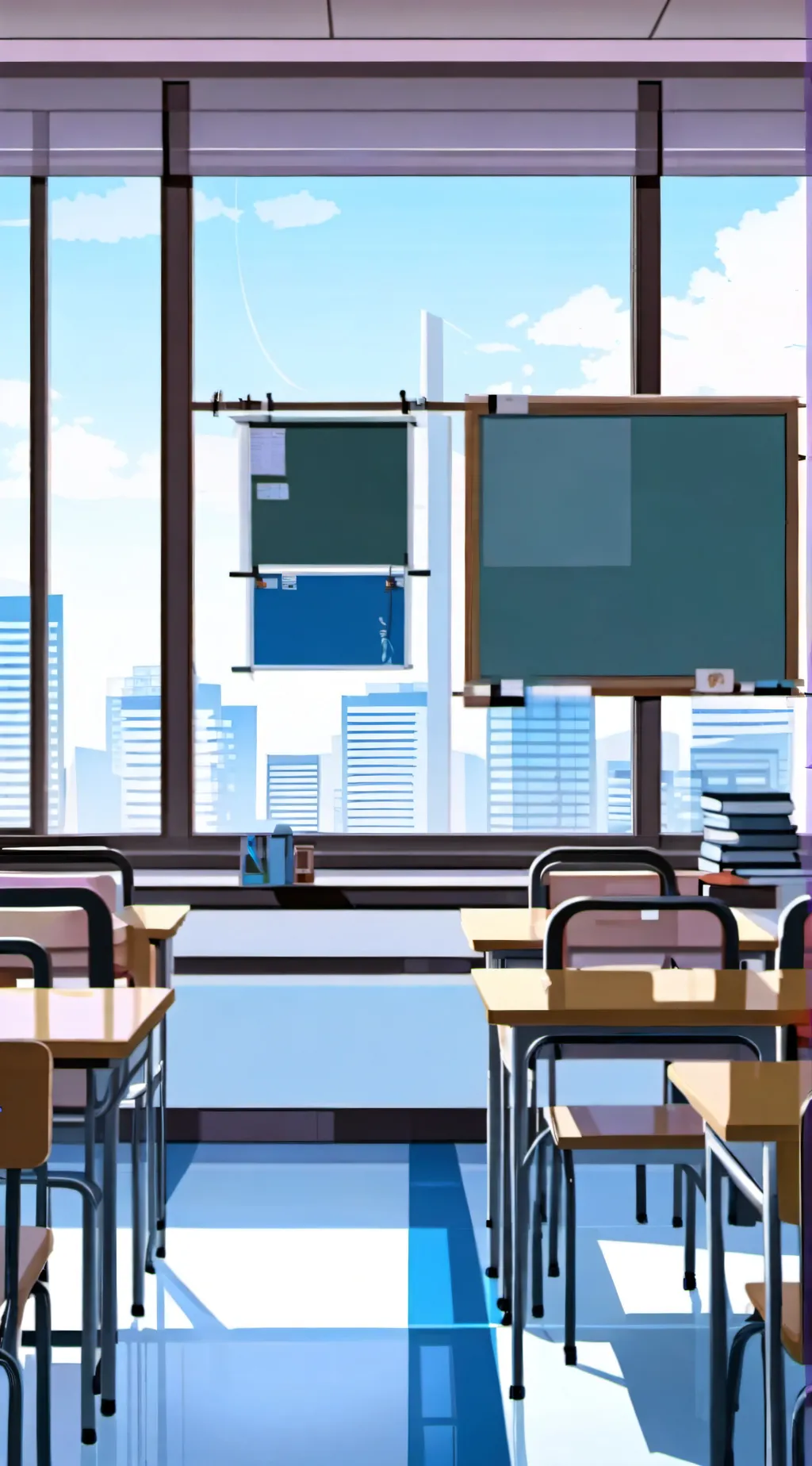 ai character: school  background