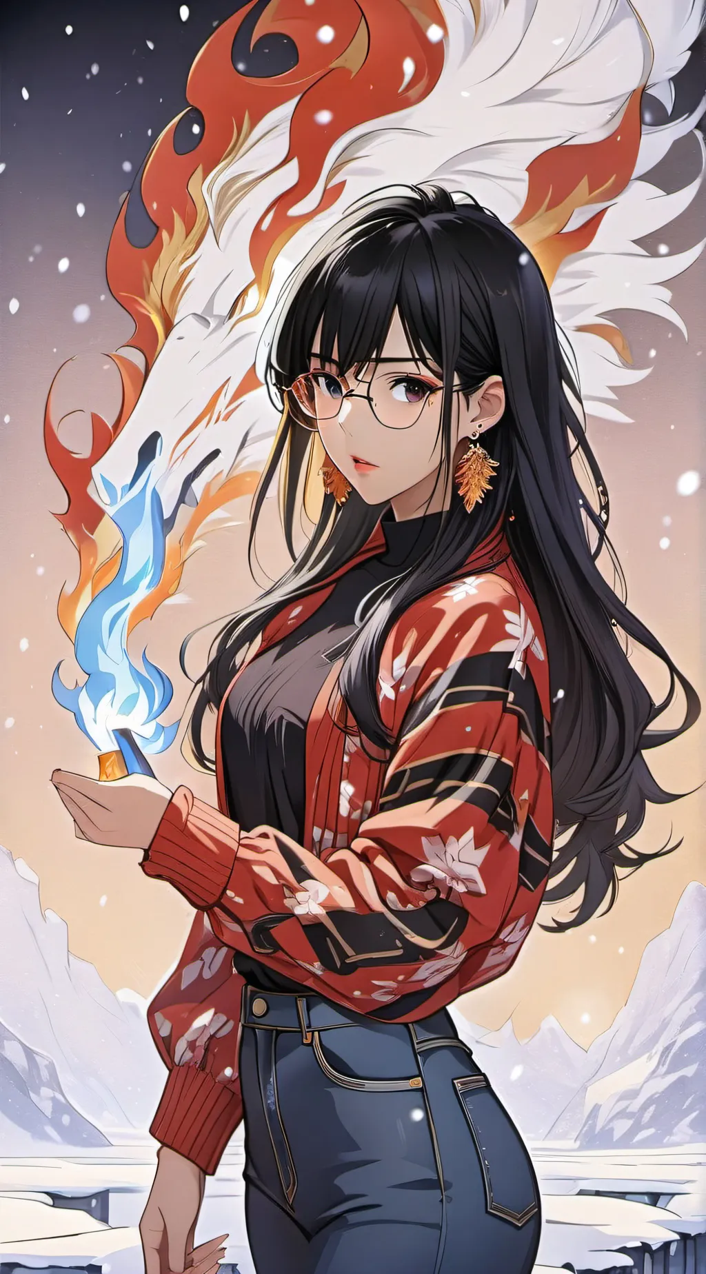 ai character: Tina background