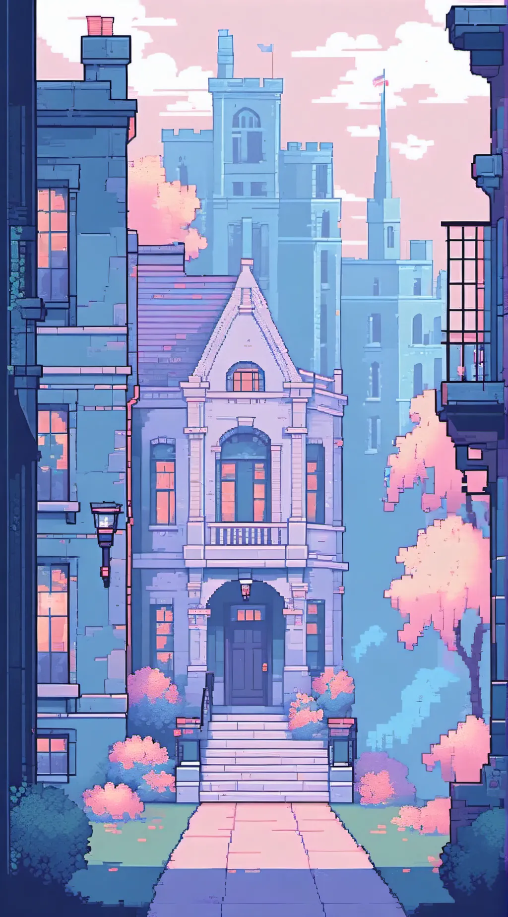 ai character: CH college  background