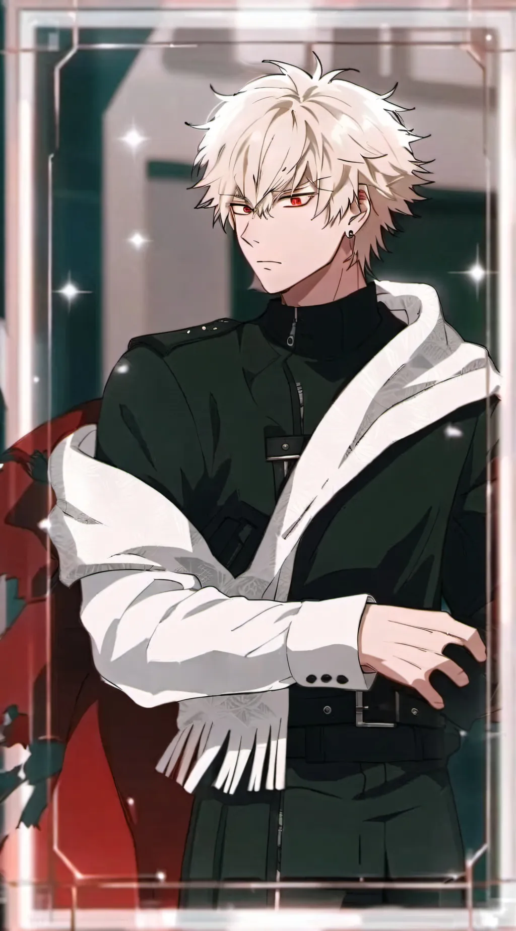 ai character: Katsuki Bakugo background