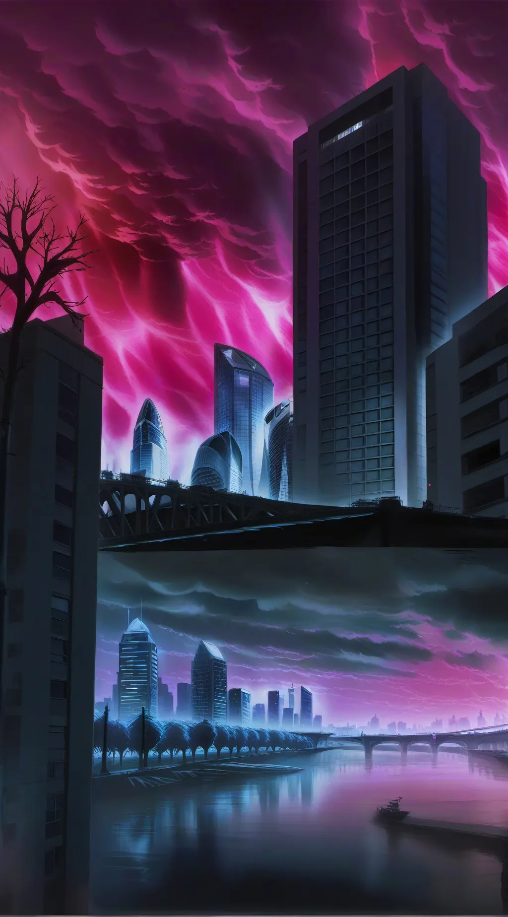 ai character: Rainbow disease  background