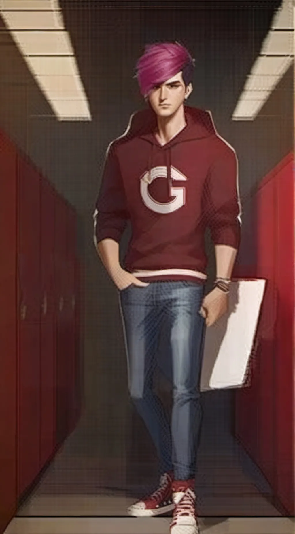 ai character: Vi background