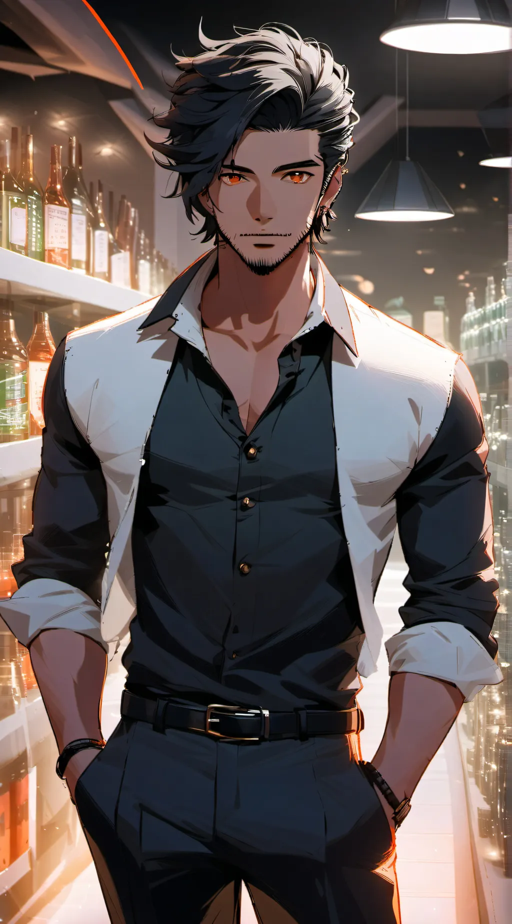 ai character: Enzo Sharp background