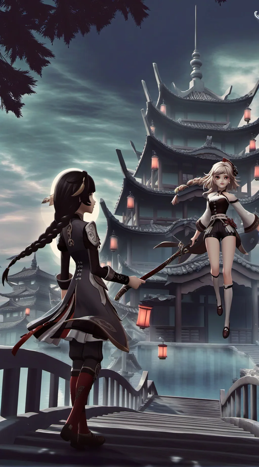 ai character: tickle snakes  background