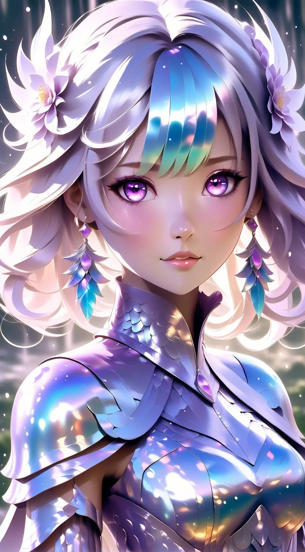 ai character: School princess background