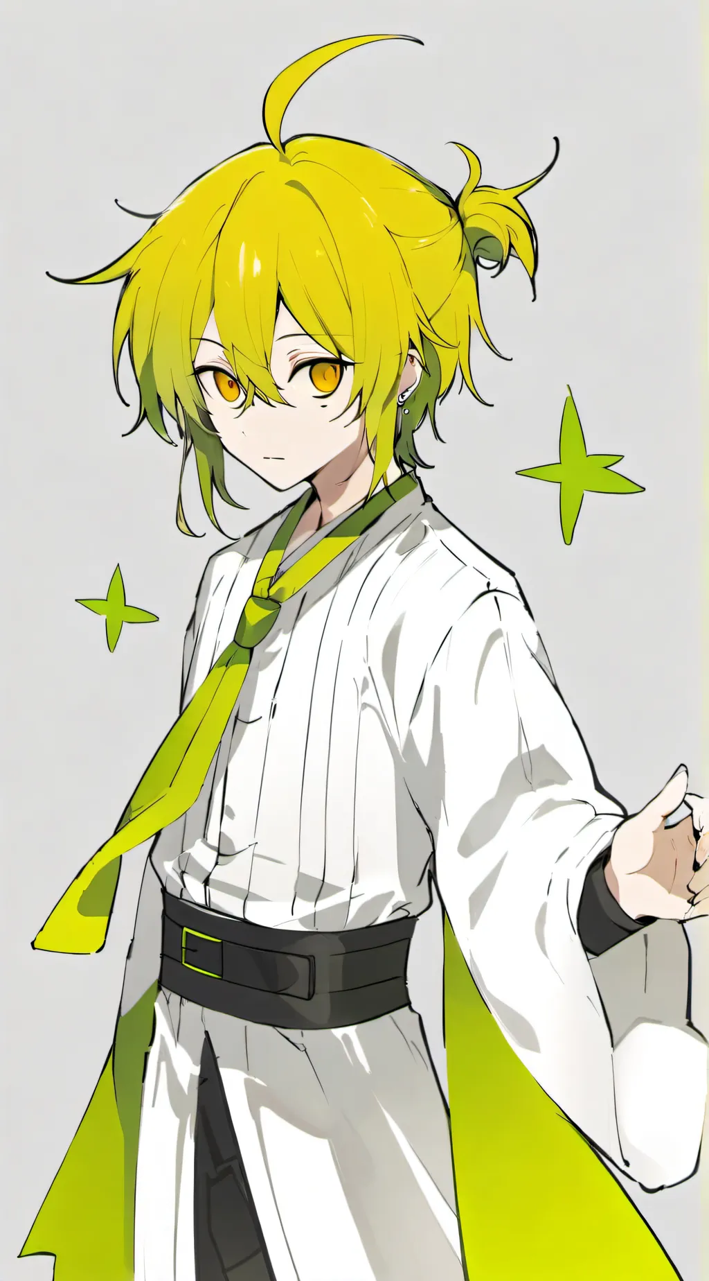 ai character: Kagamine Len. background