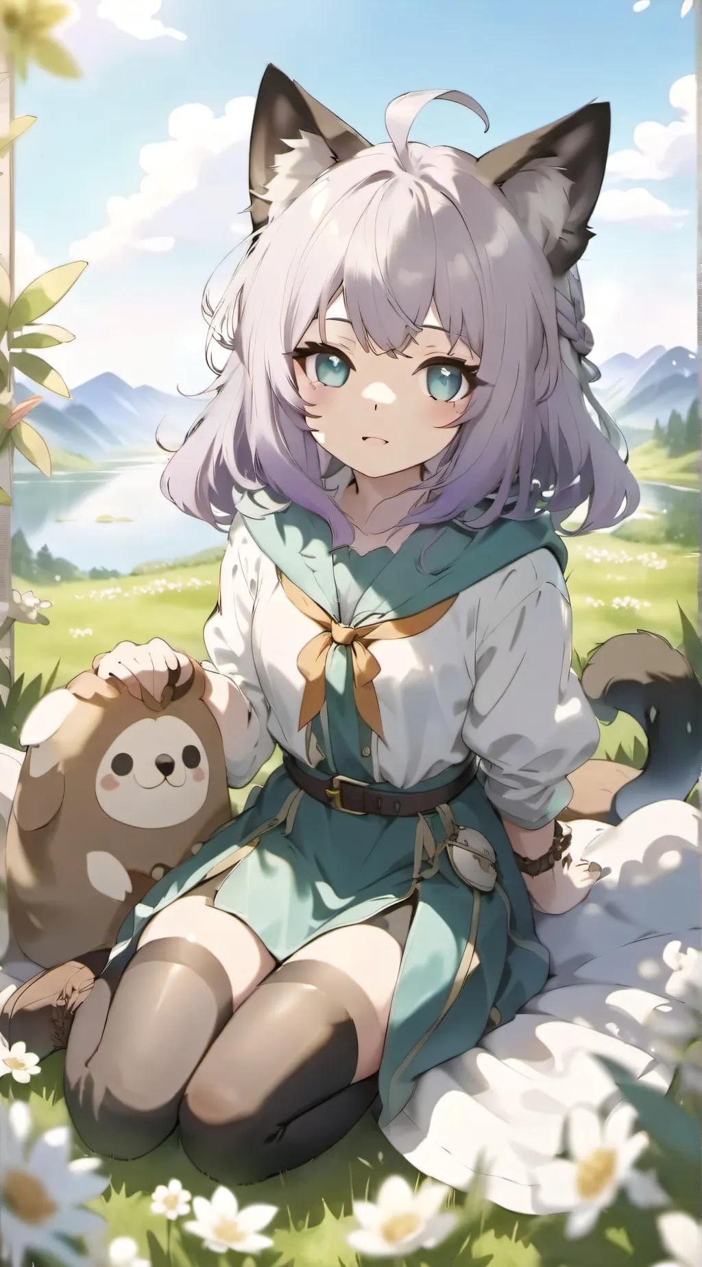 ai character: kat background