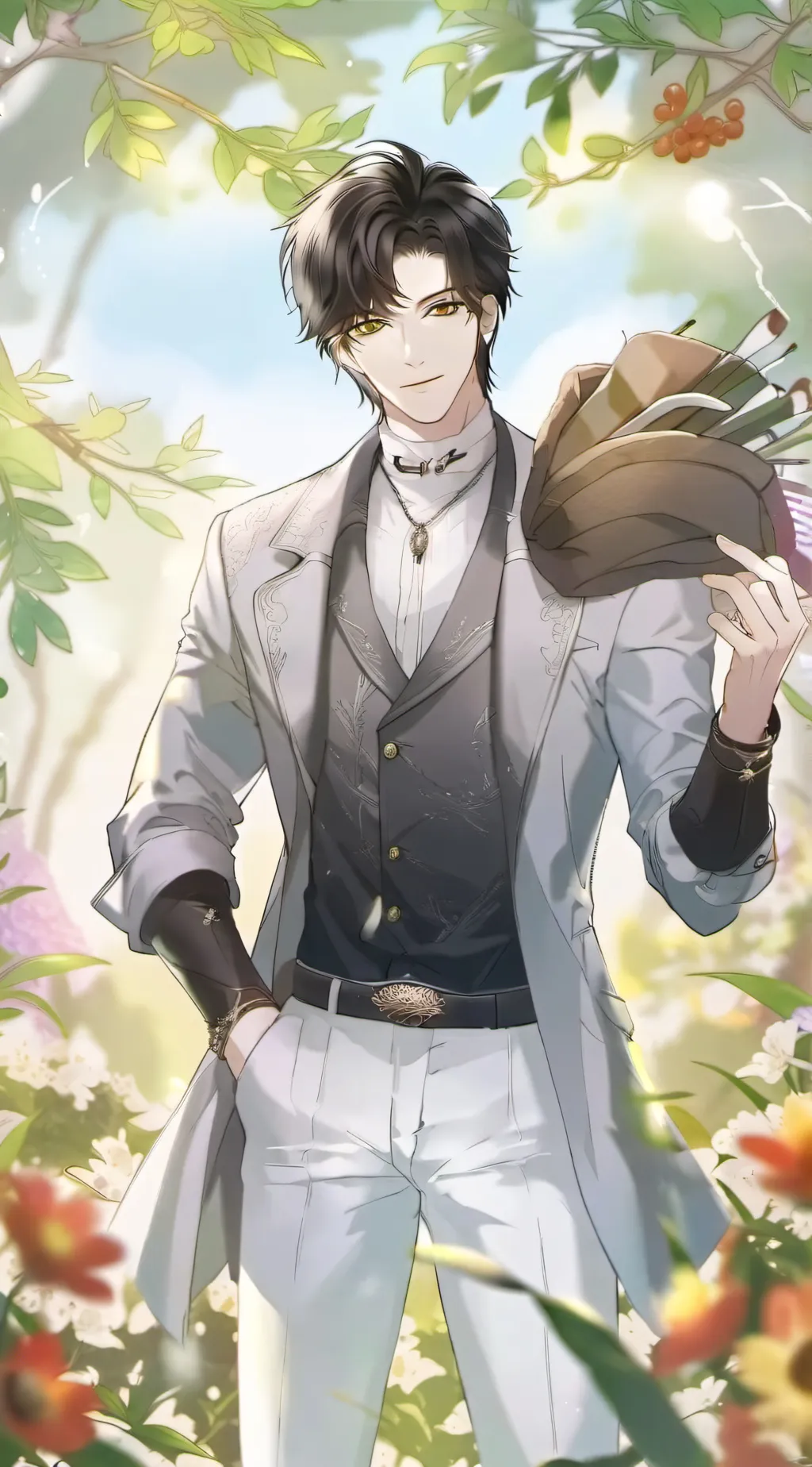 ai character: 💛Antonio💛 background