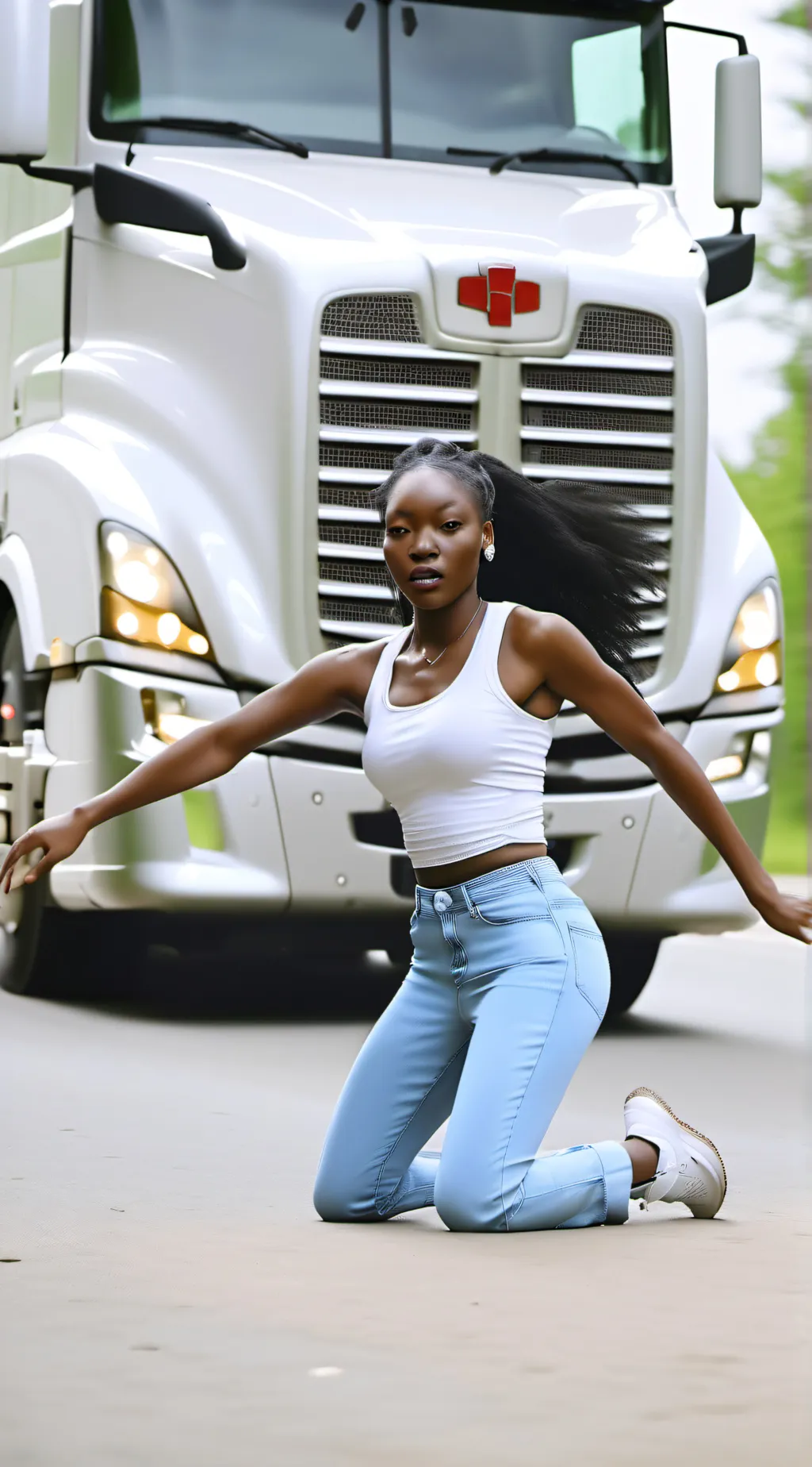 ai character: vizzy  background