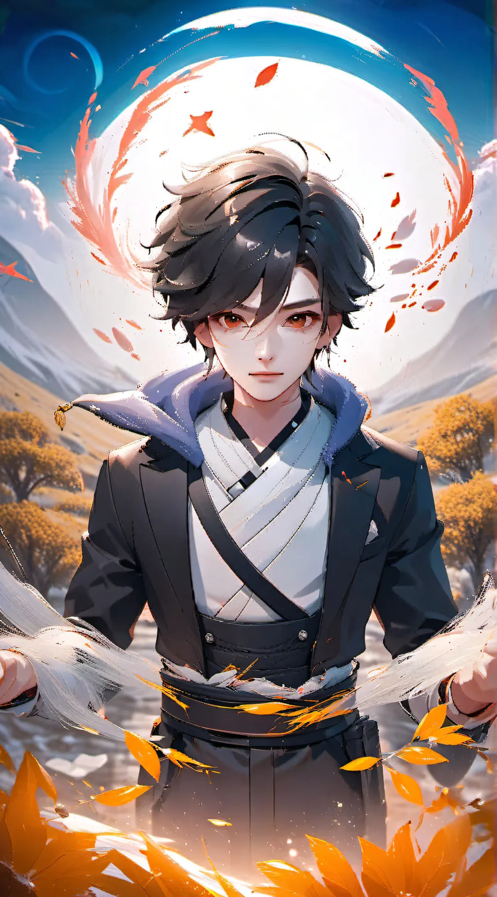 ai character: Alan~ background