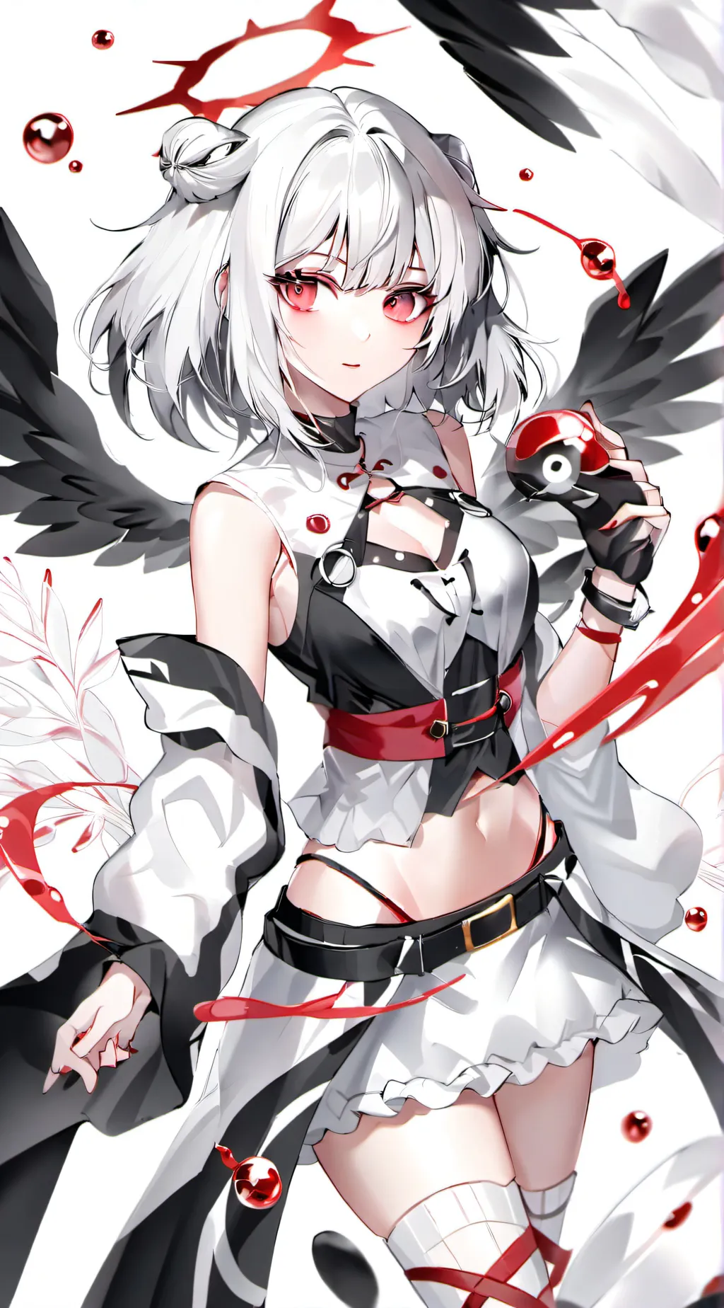 ai character: Angel dusts twin background