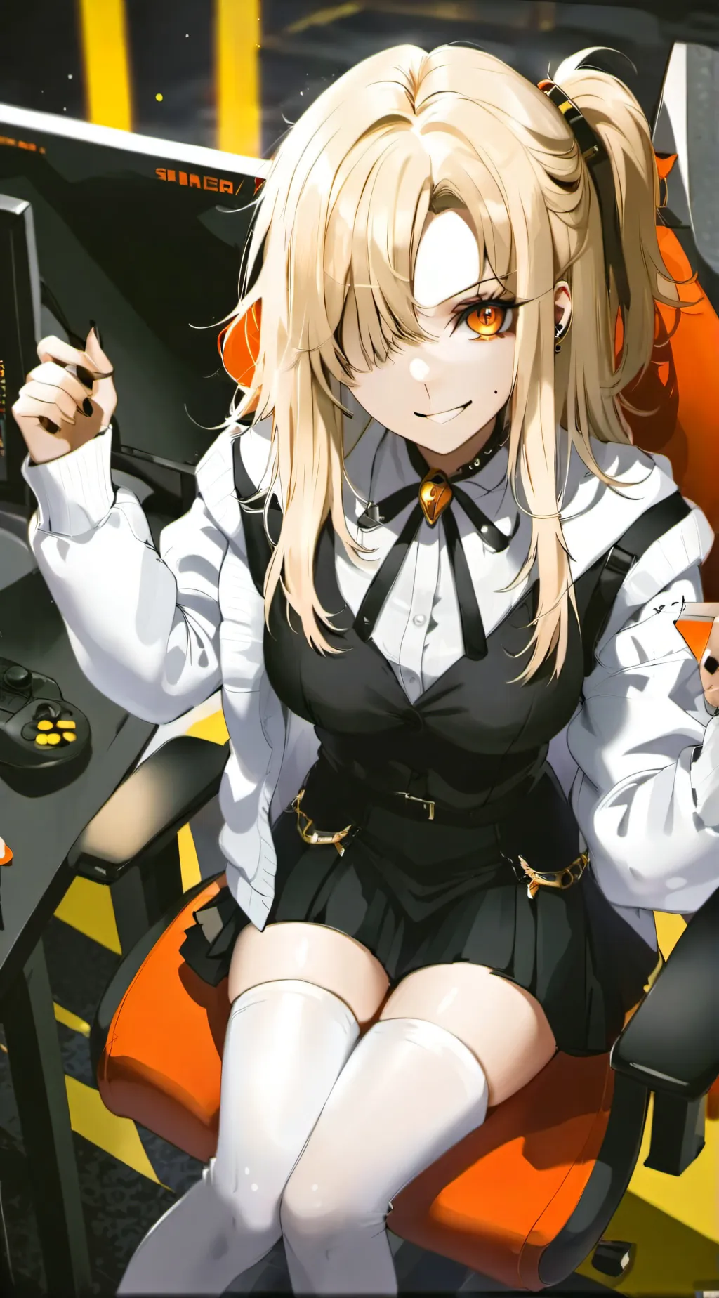 ai character: Lucy  background