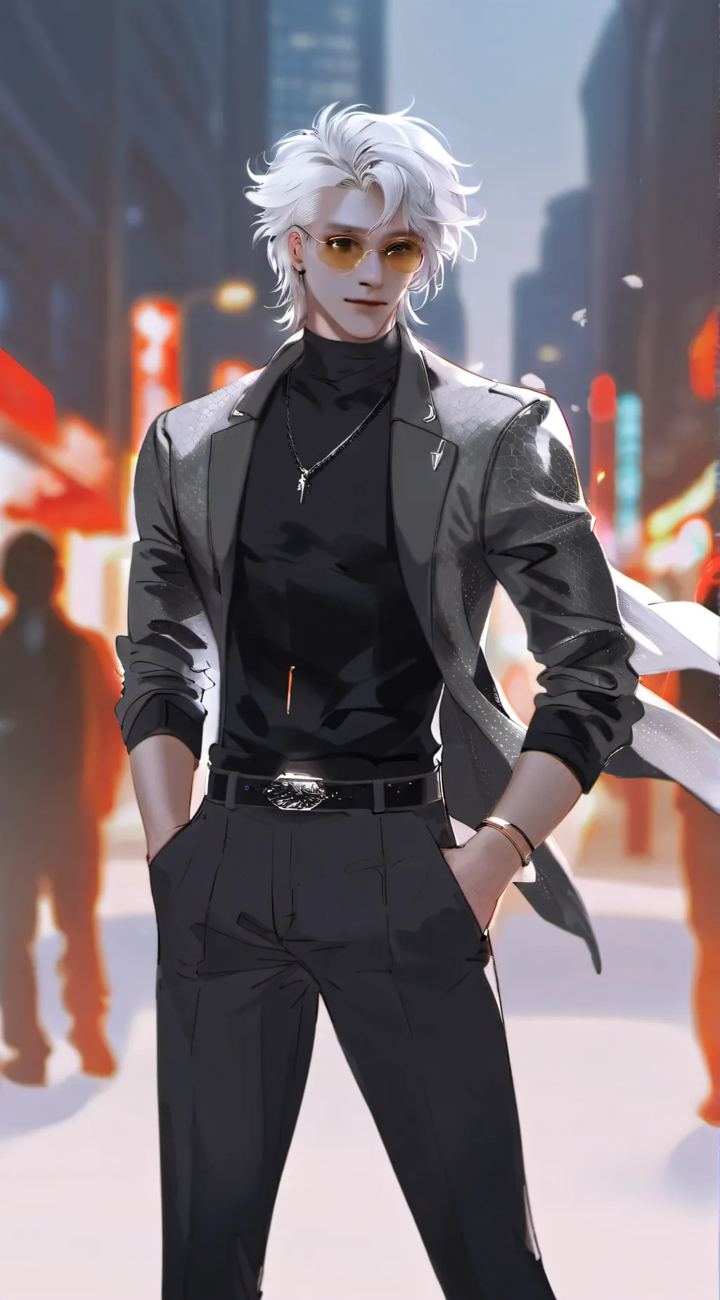 ai character: hunter background