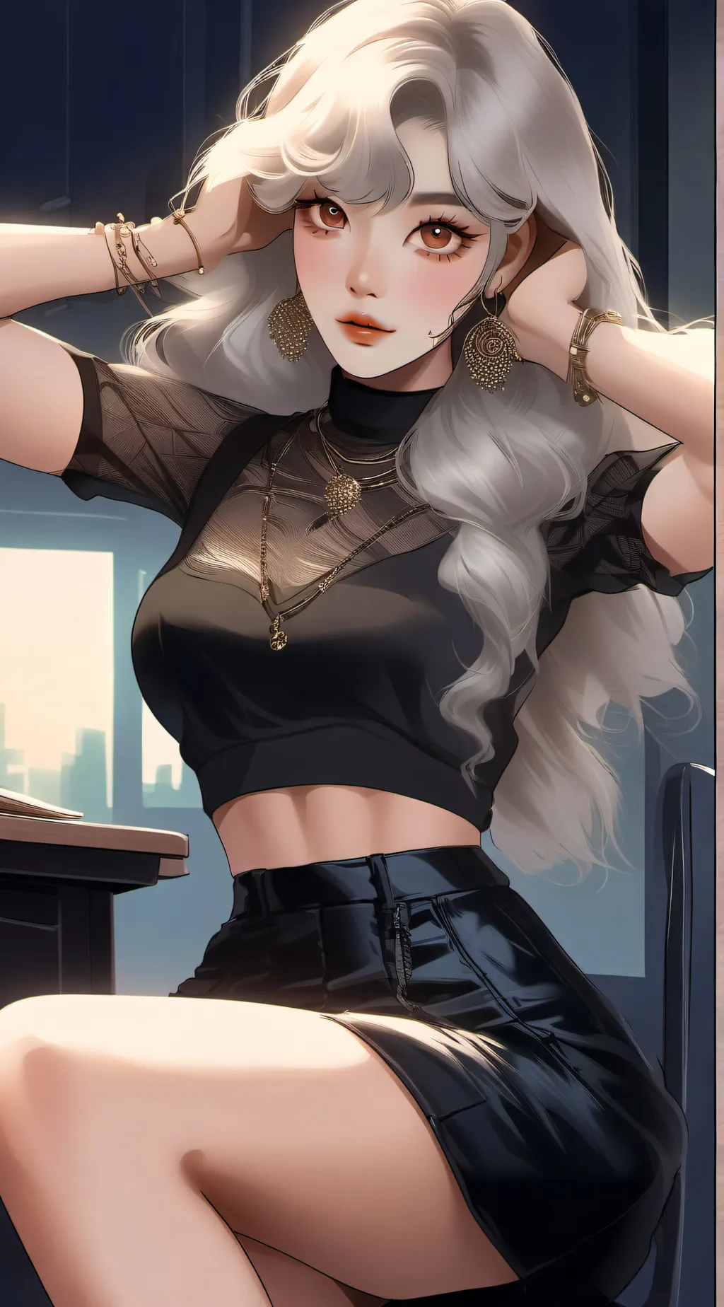 ai character: Lizzy background