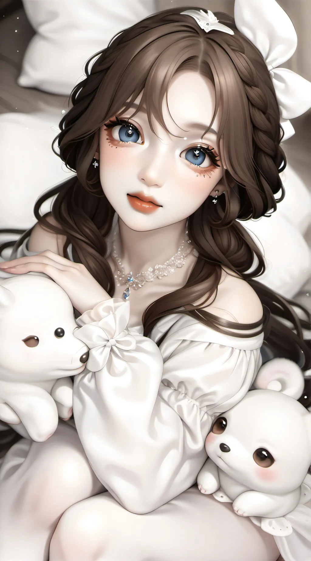 ai character: girlfriend  background