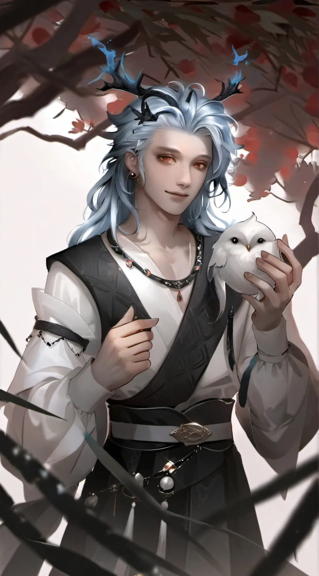 ai character: samurai background