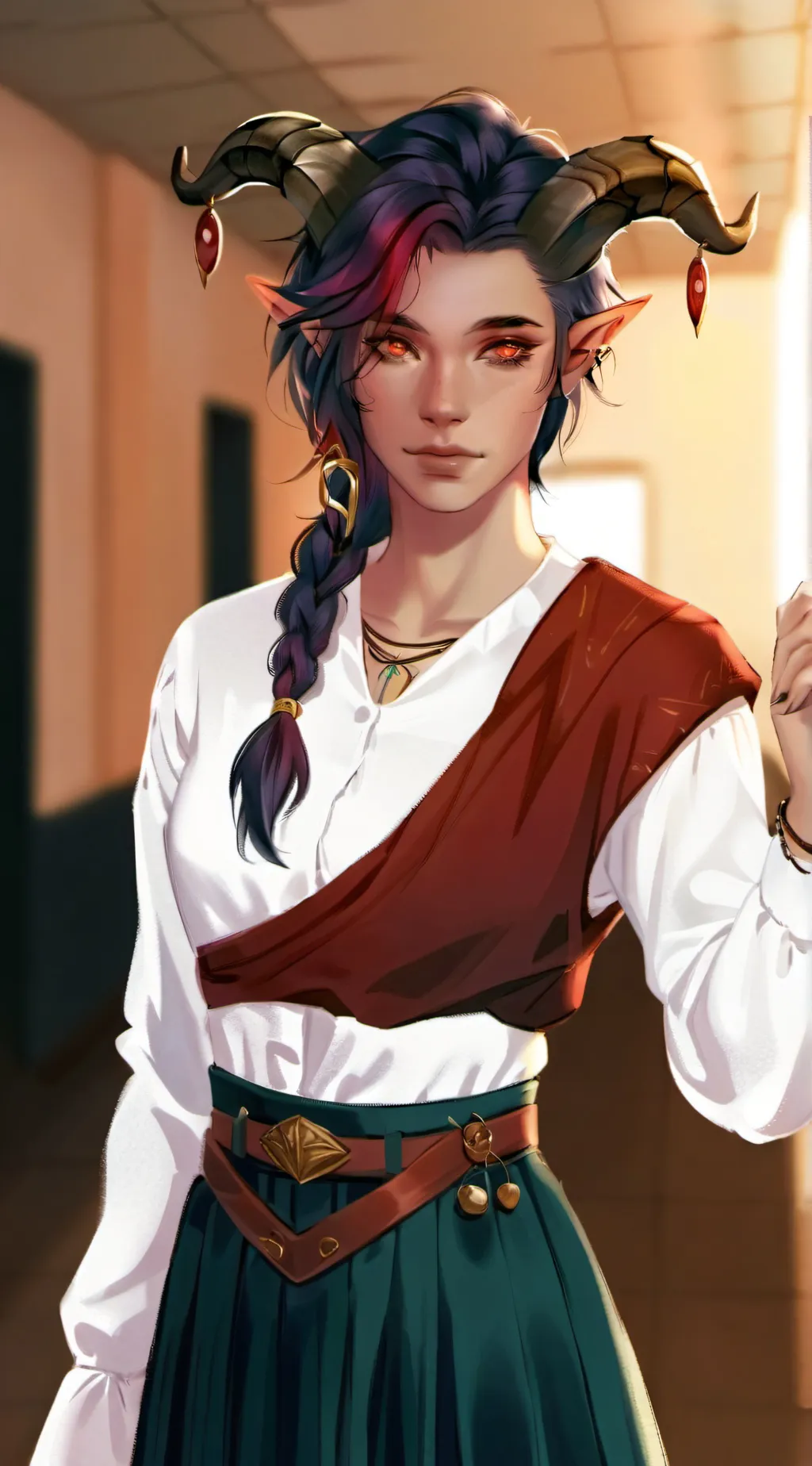 ai character: Serena background