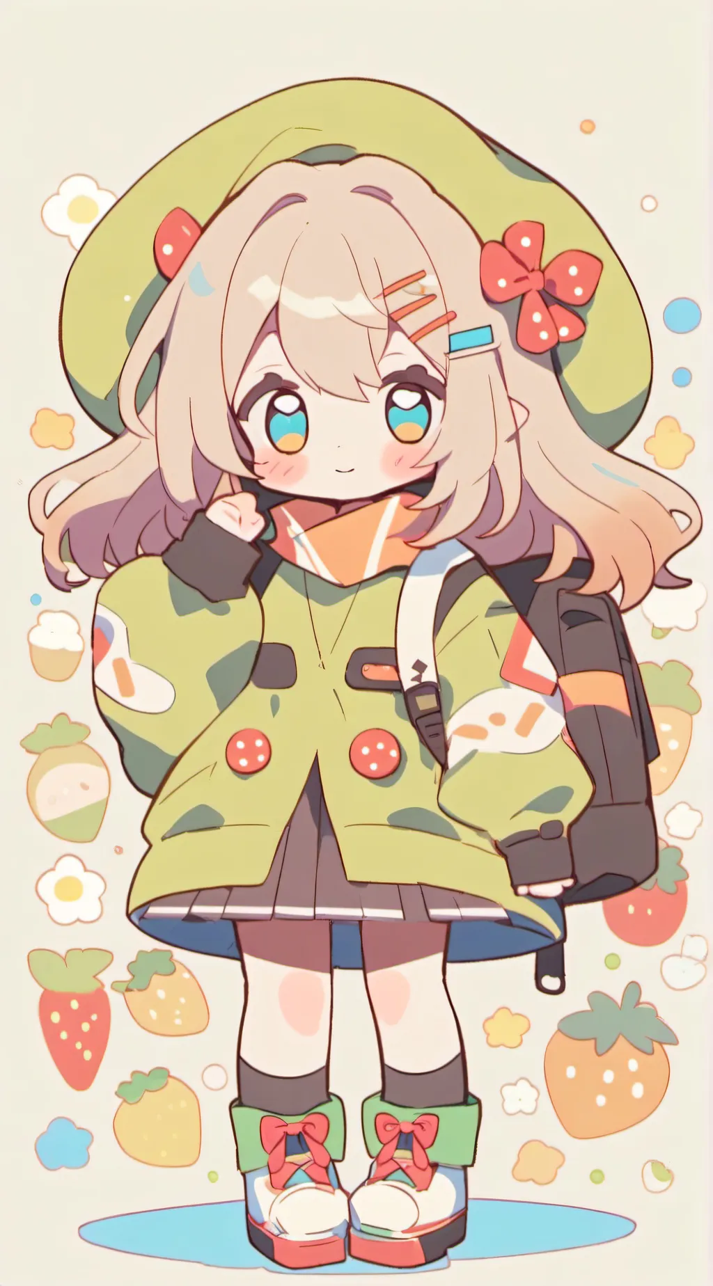 ai character: captain underpants background