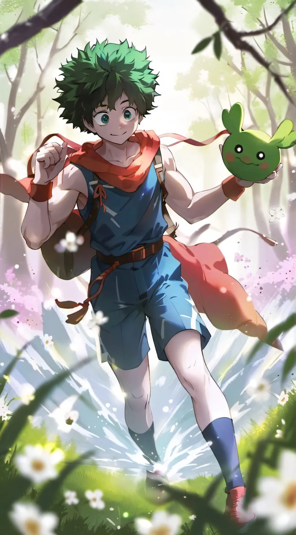 ai character: DEKU  background