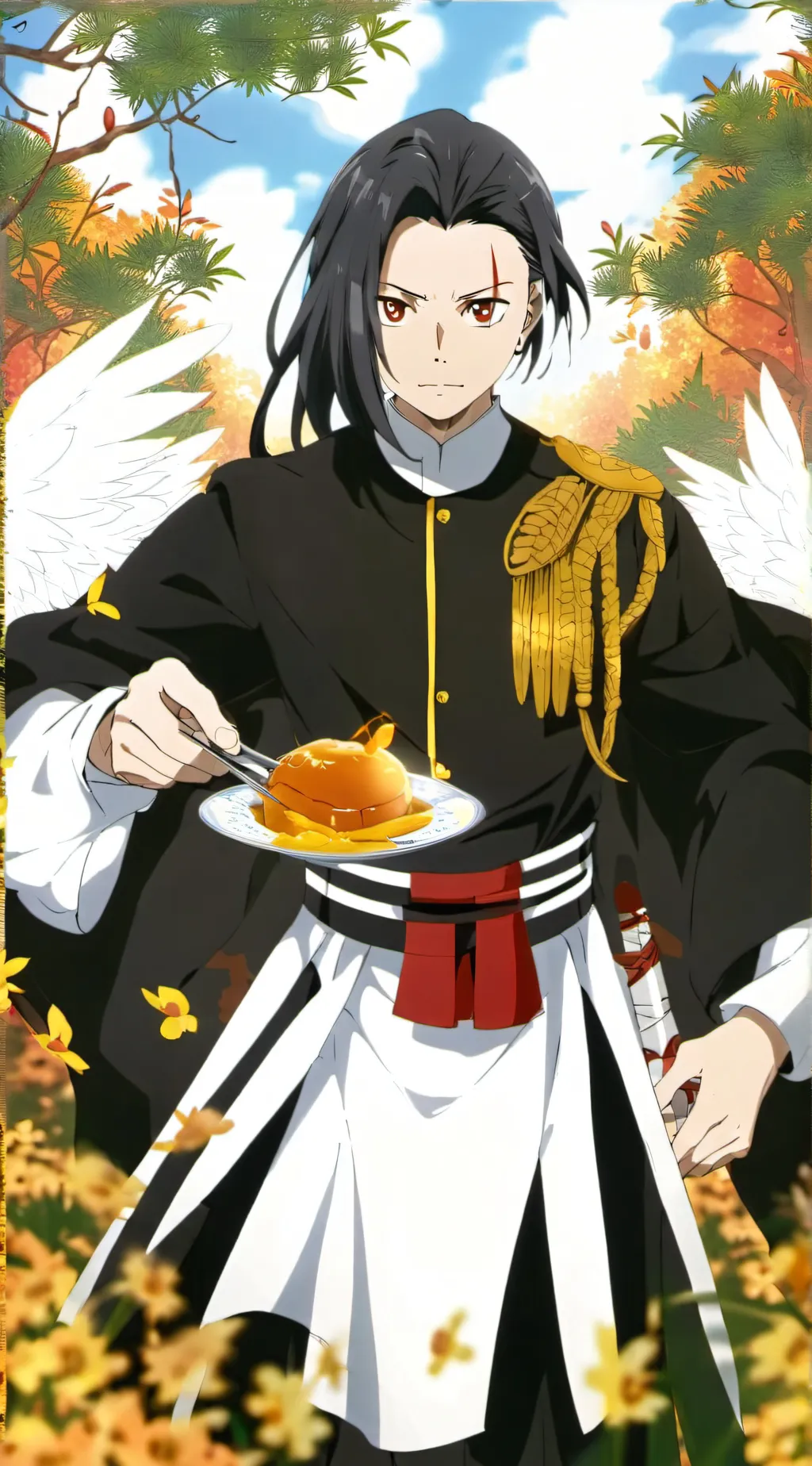 ai character: momo Yaoyorozu background