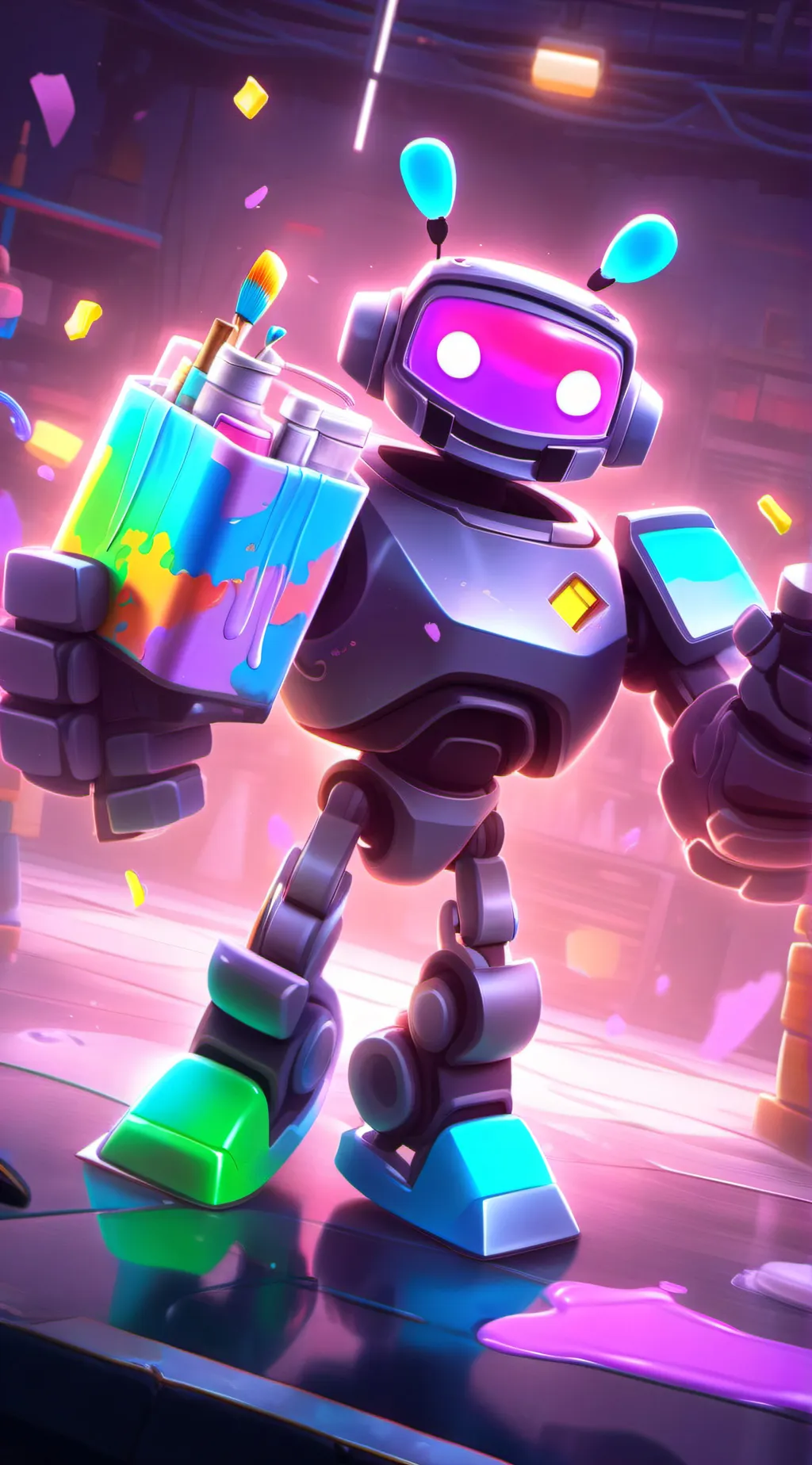 ai character: elite rainbow  background