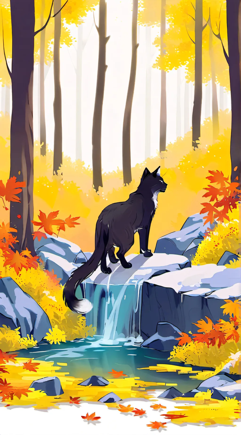 ai character: Focus background