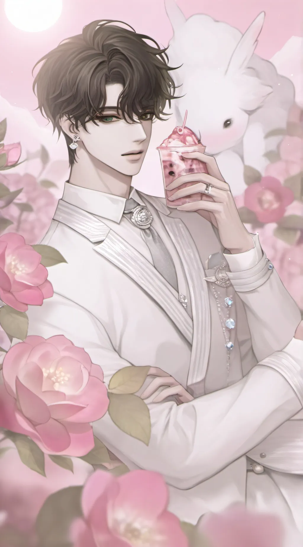 ai character: Dawn background