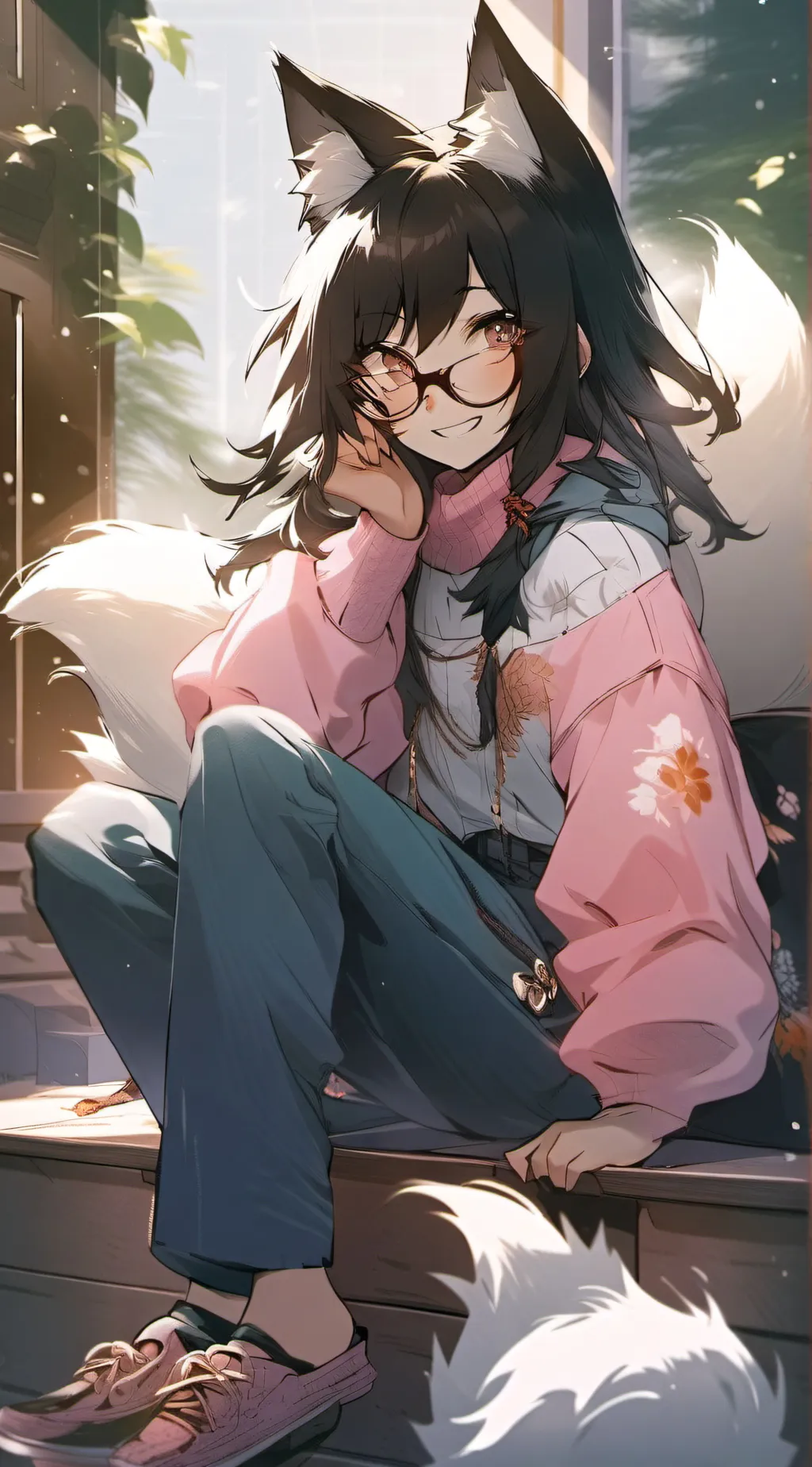 ai character: Maddie  background