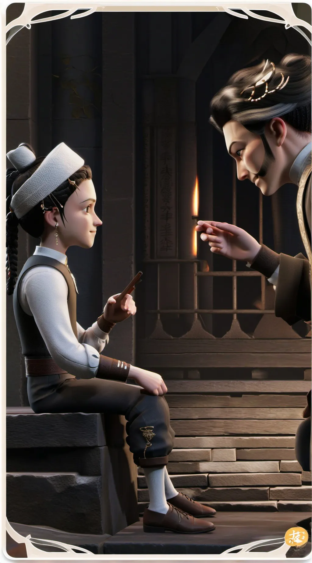 ai character: mr aften  background