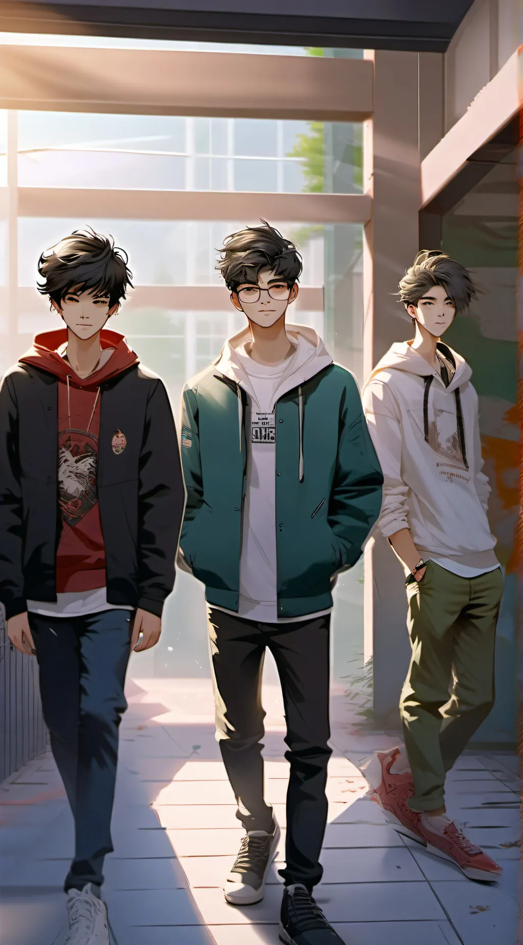 ai character: Will,Ethen,Tristan background