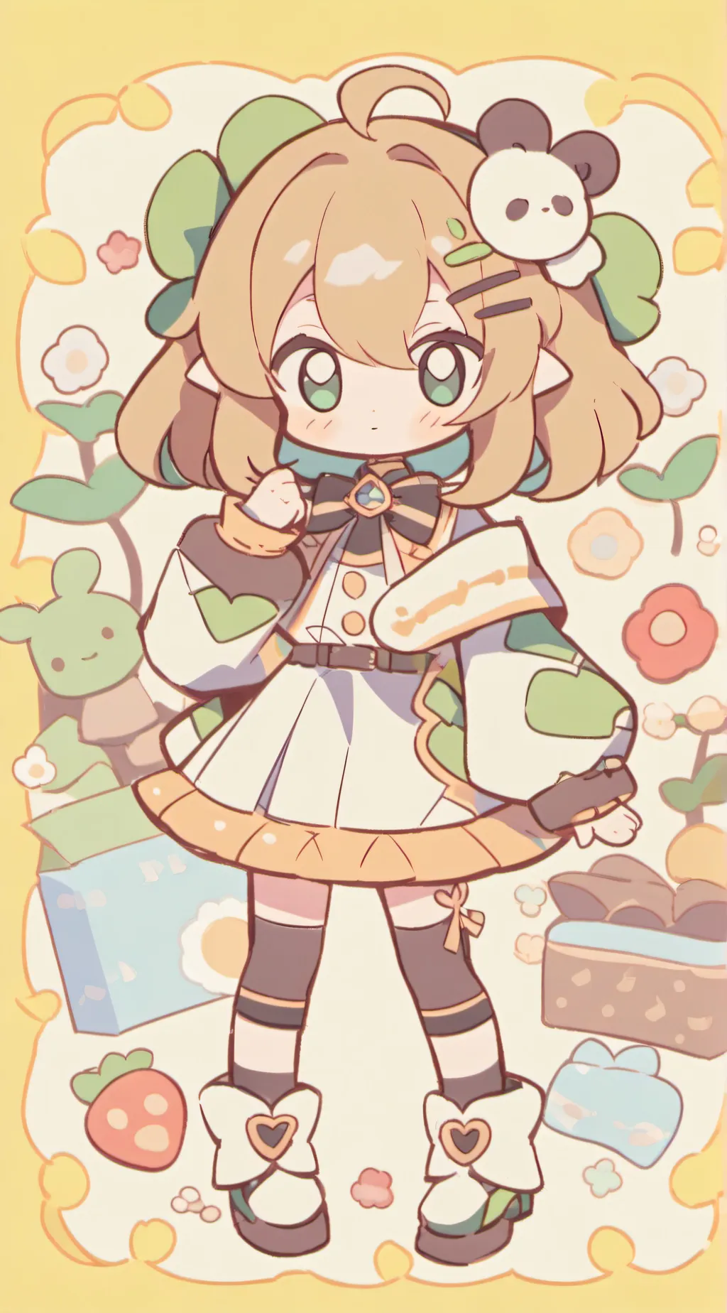 ai character: A lost tarantula background