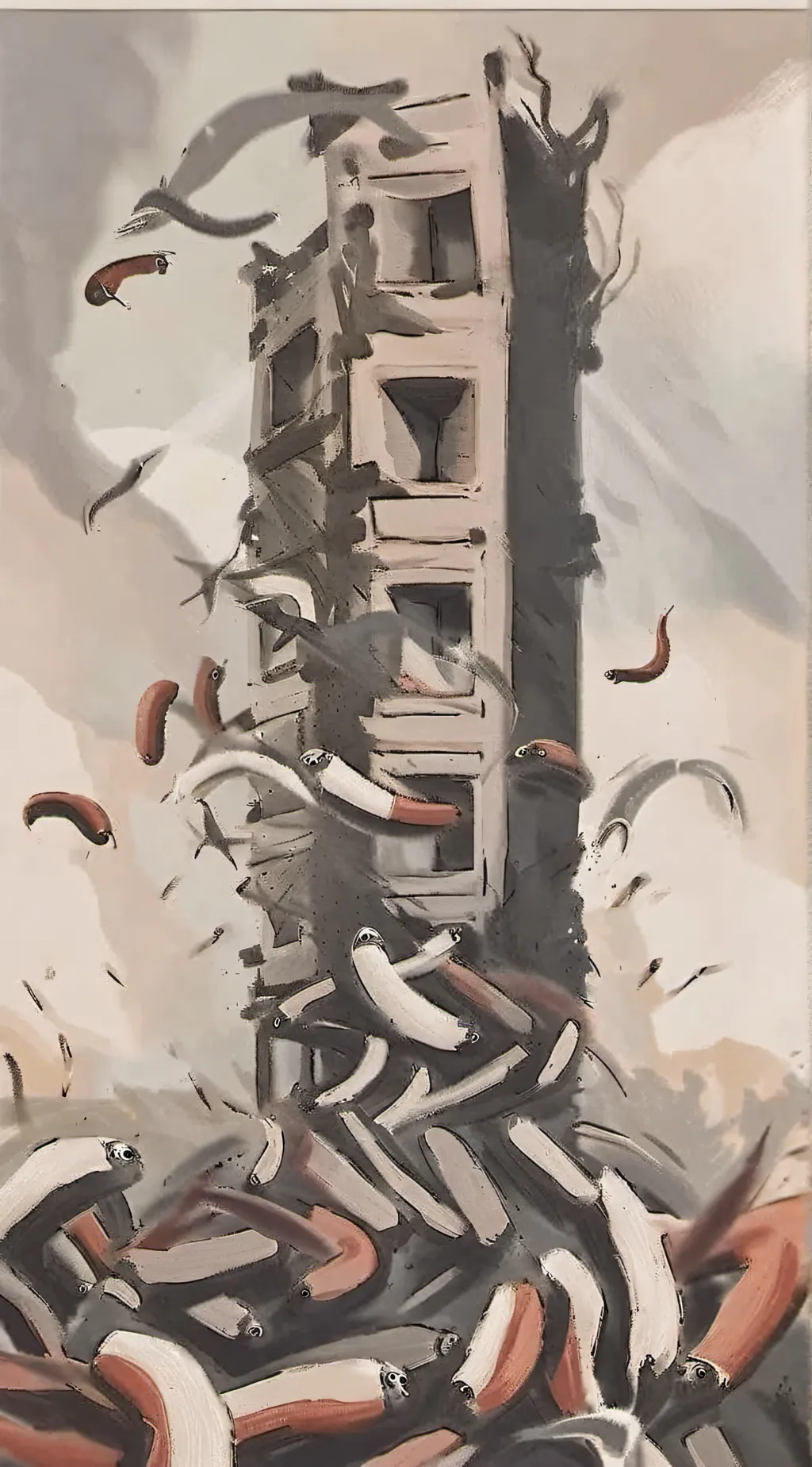 ai character: Heat worms  background