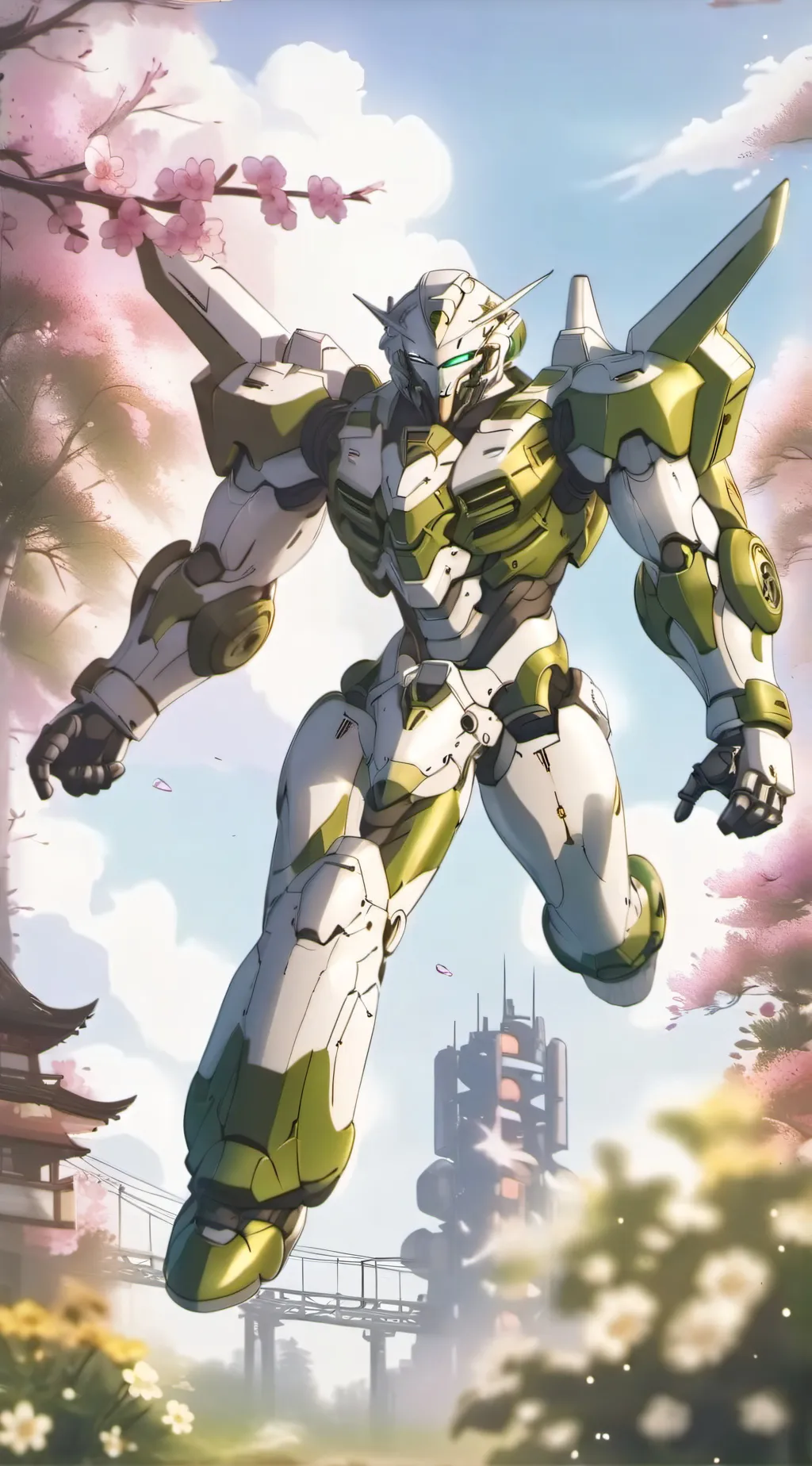 ai character: Mecha Academy  background