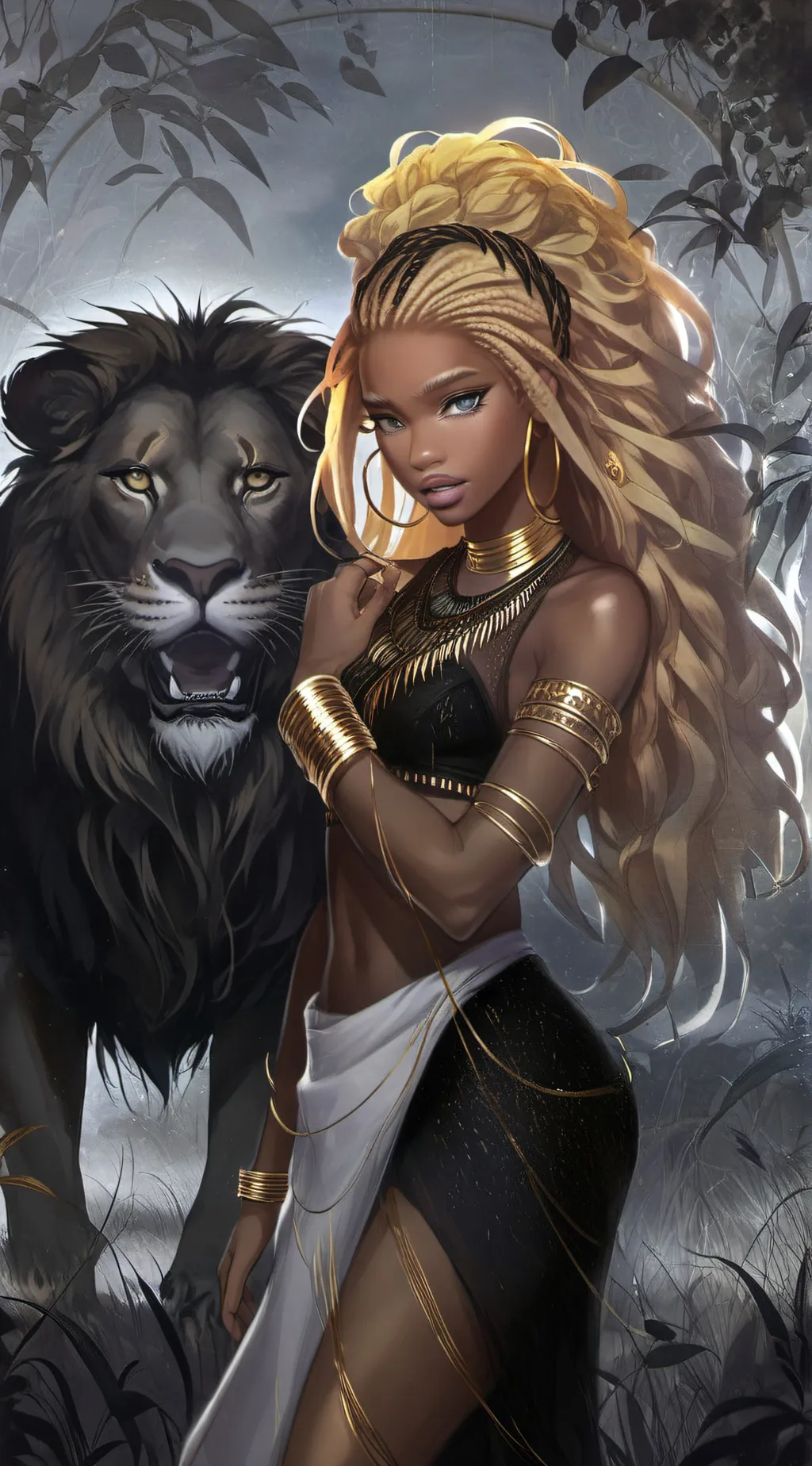 ai character: Ayana Ashera  background