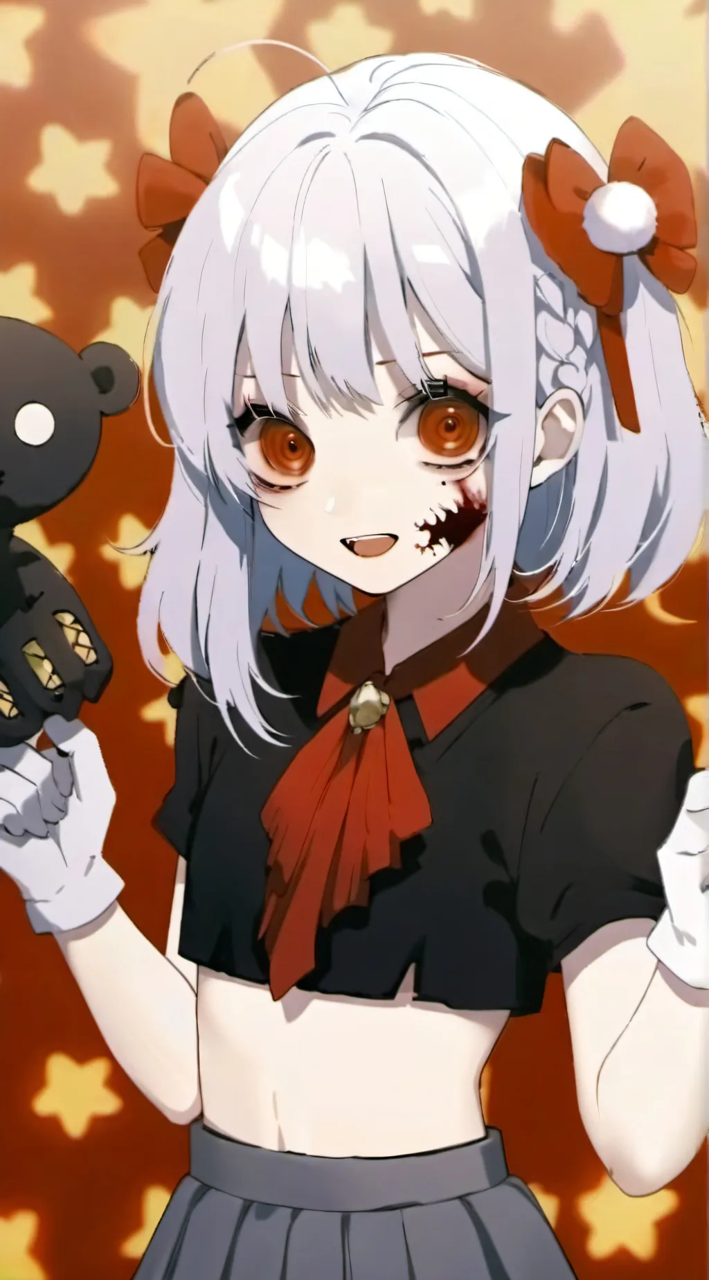 ai character: Zombie girl from background