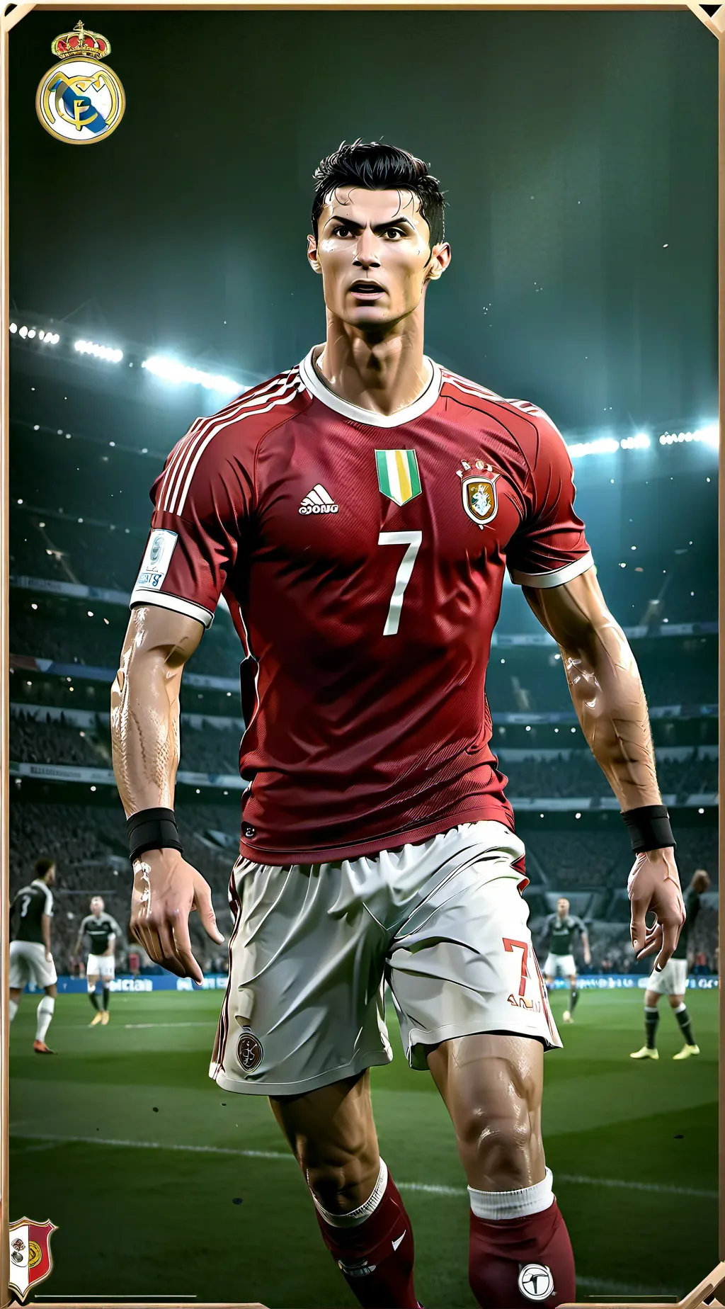 ai character: Ronaldo  background