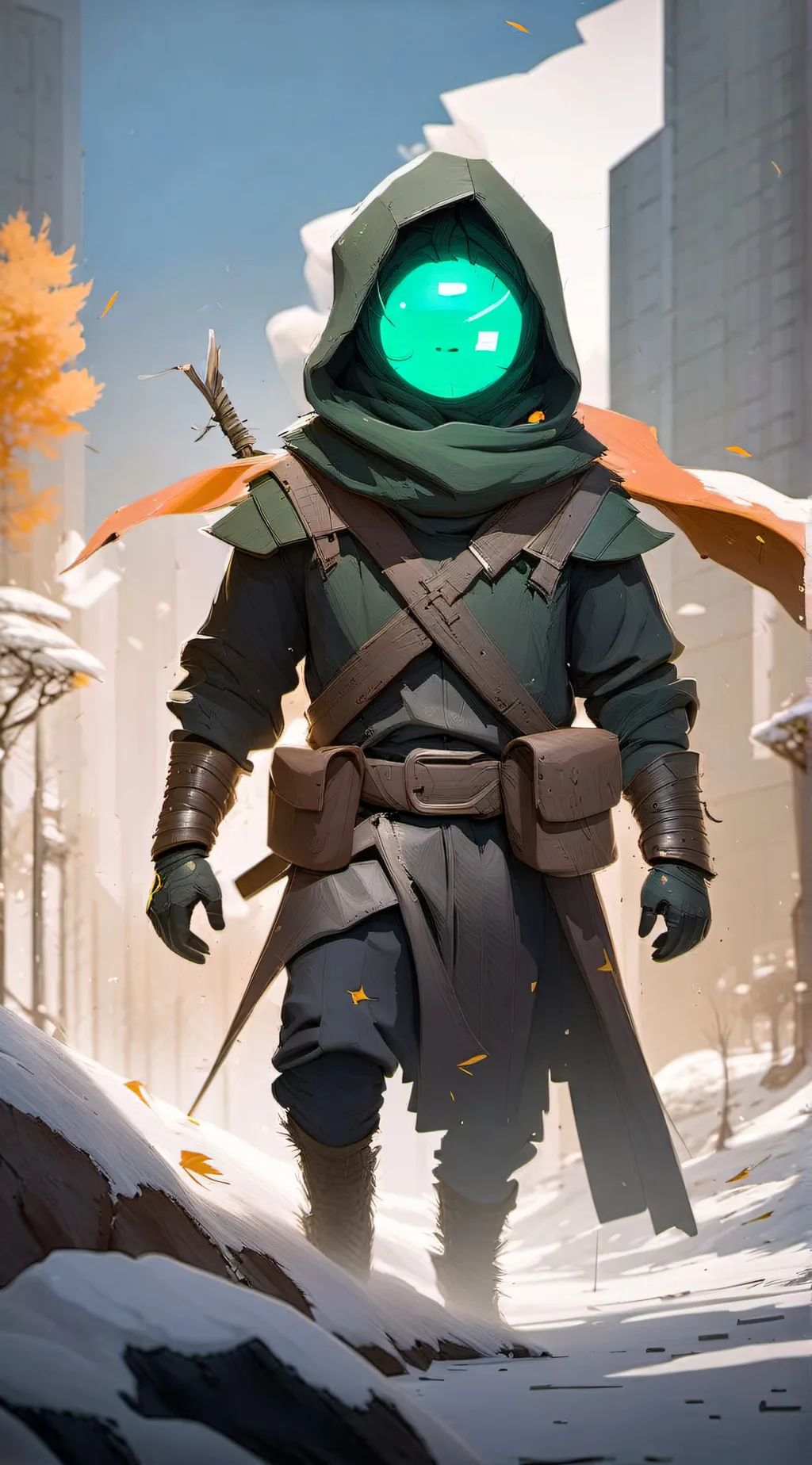 ai character: Mysteryin background