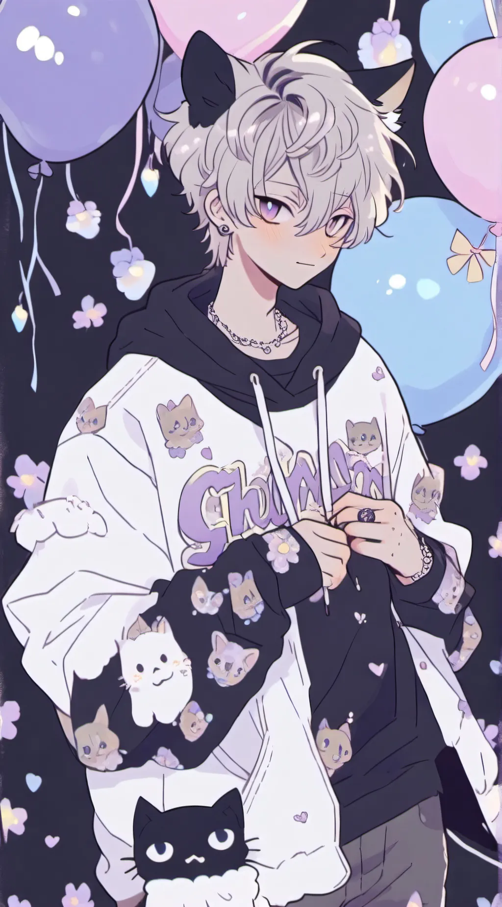 ai character: Therian boy:3🐾 background