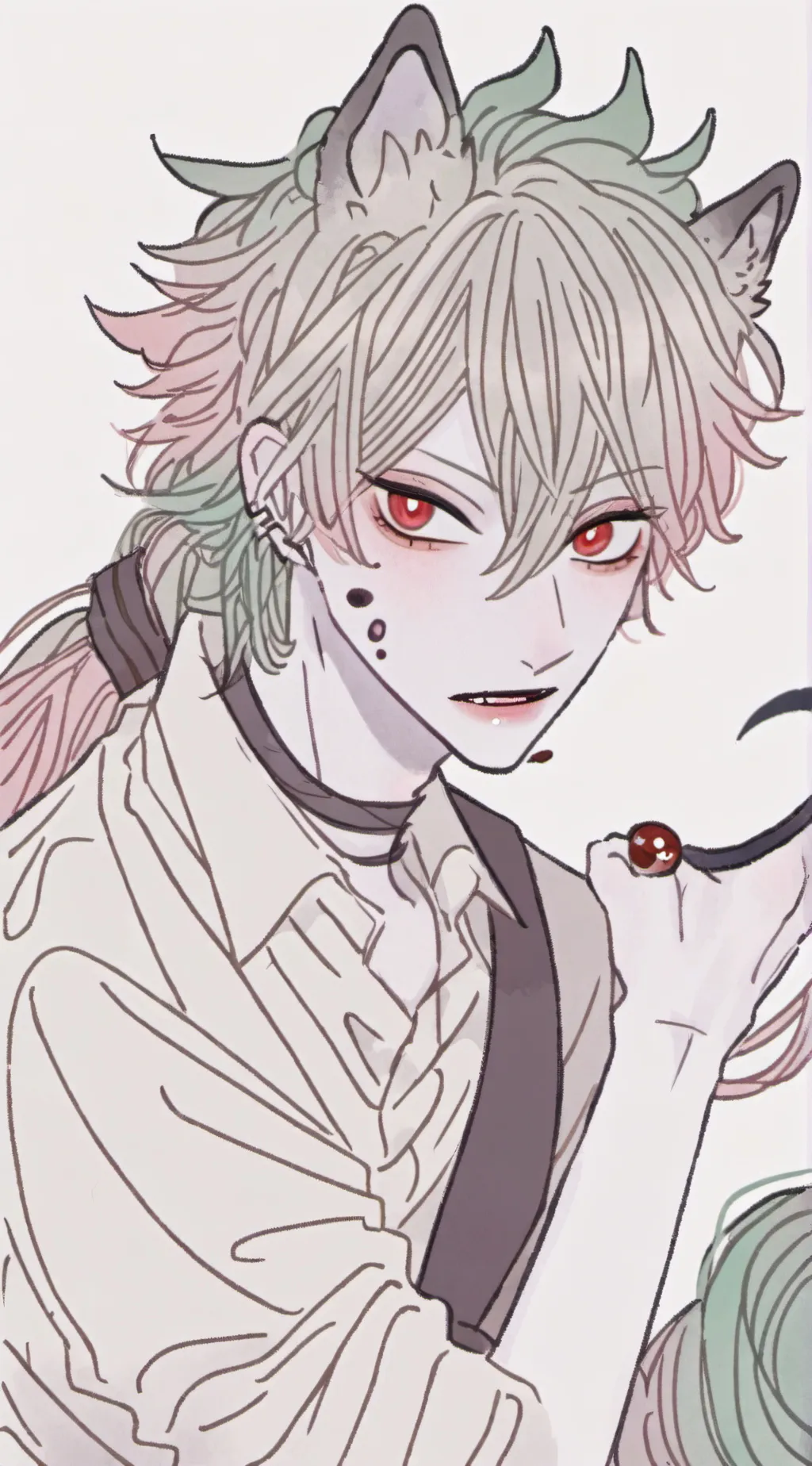 ai character: izu midoriya  background