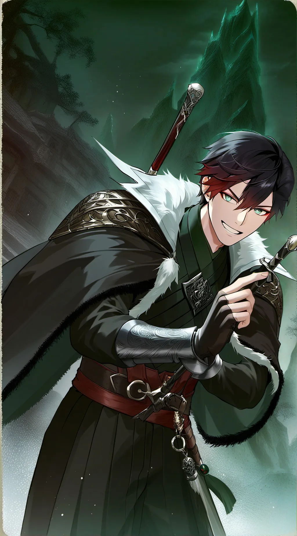 ai character: Dexter  background