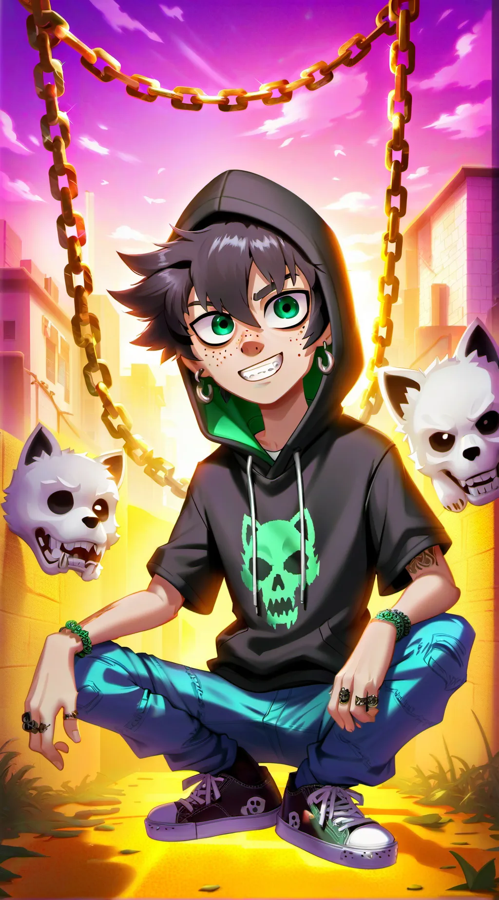 ai character: Alex background