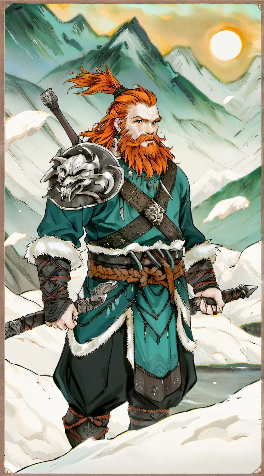 ai character: Throm Ironbear background