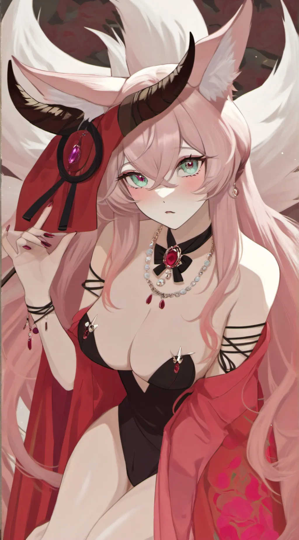 ai character: Foxy background