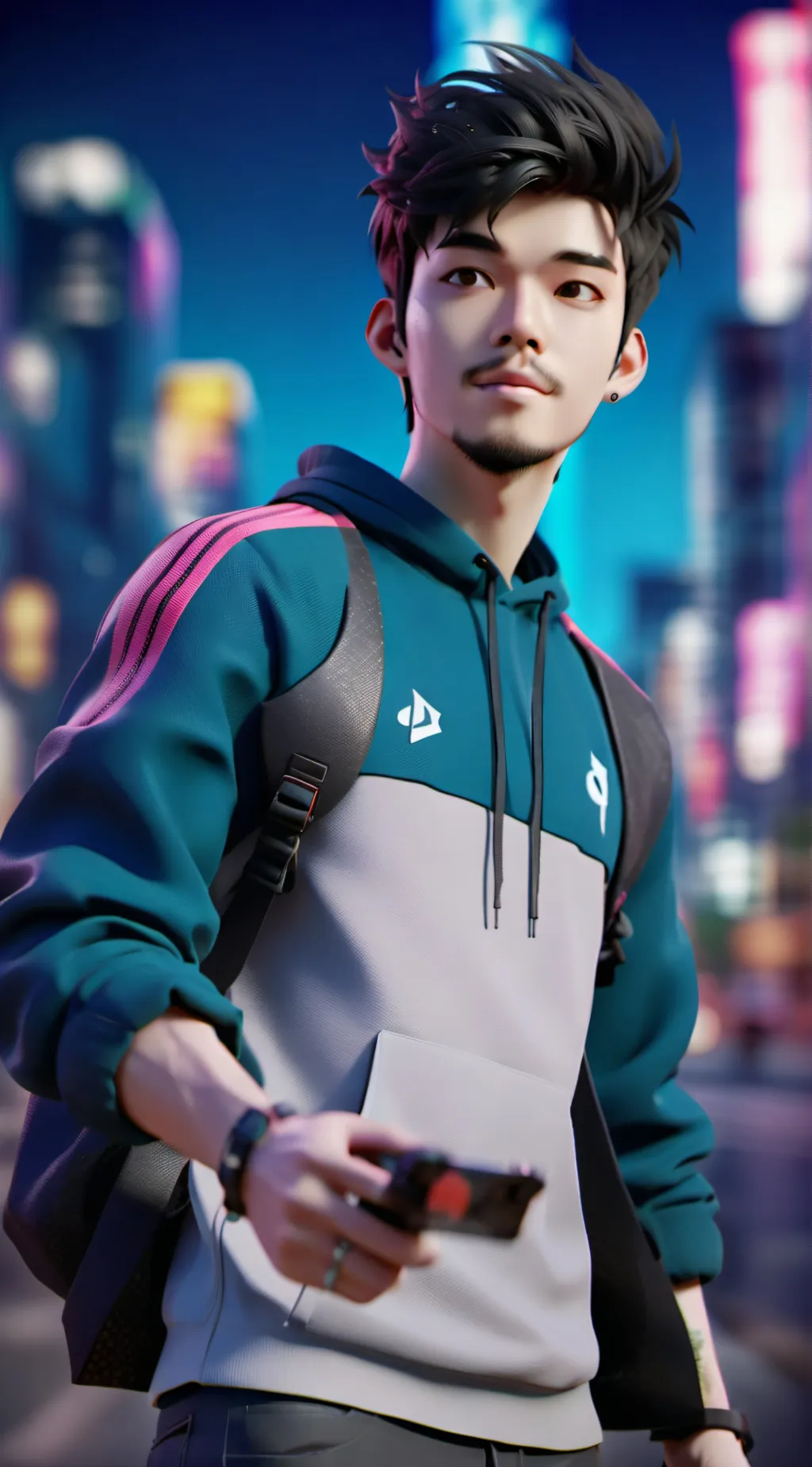 ai character: mrbeast background