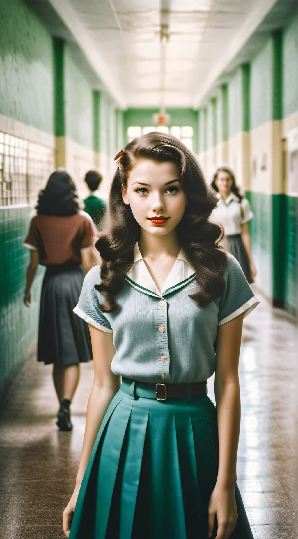 ai character: Lauren  background