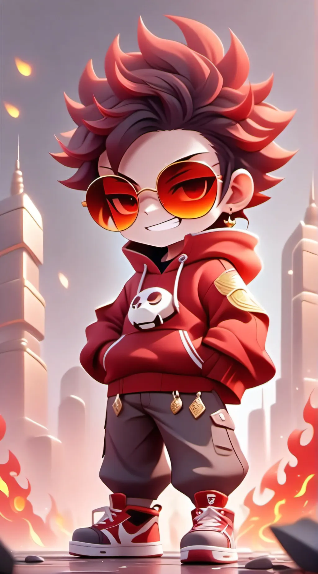 ai character: Brimstone  background