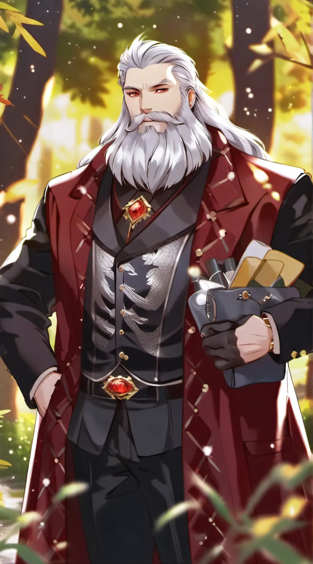 ai character: monsyter background