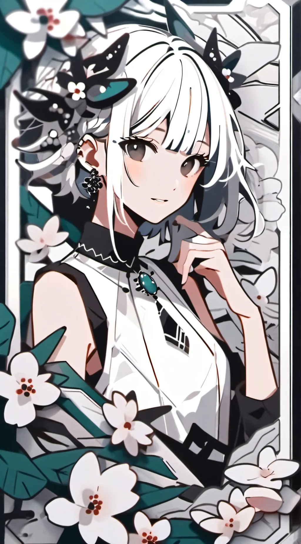 ai character: ero girl  background