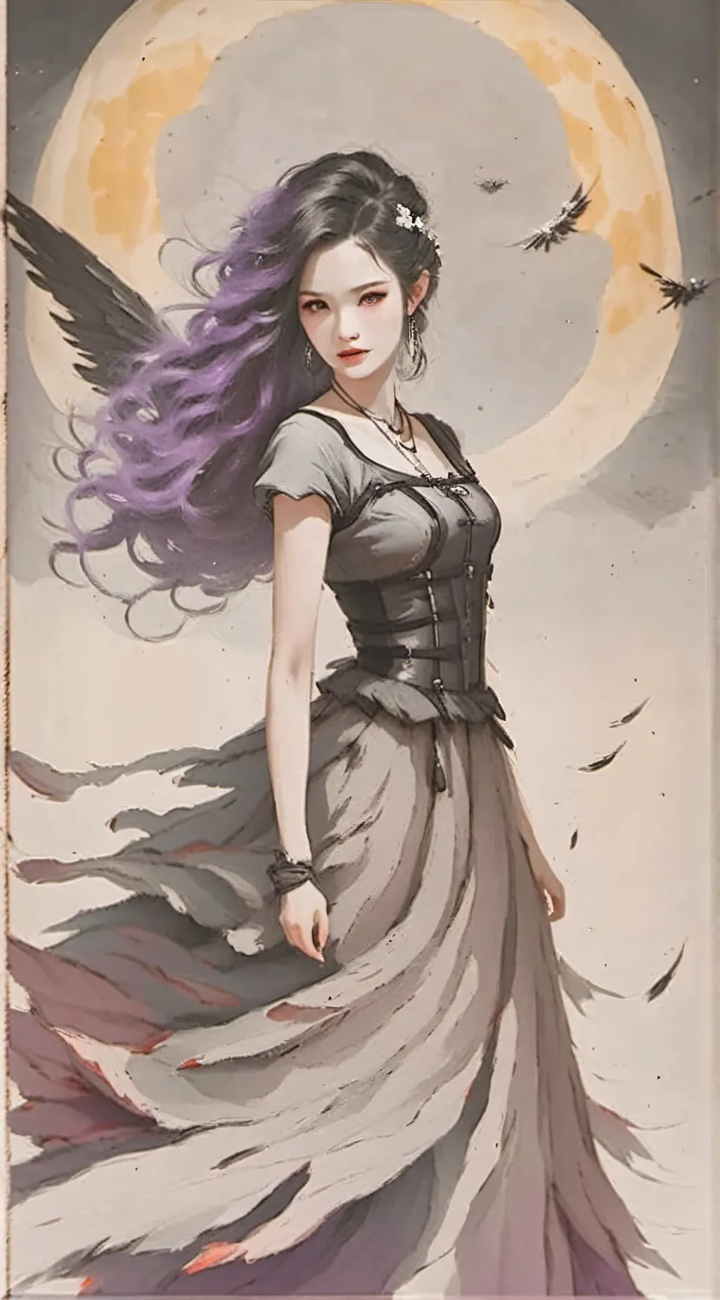 ai character: Aurora Athens background