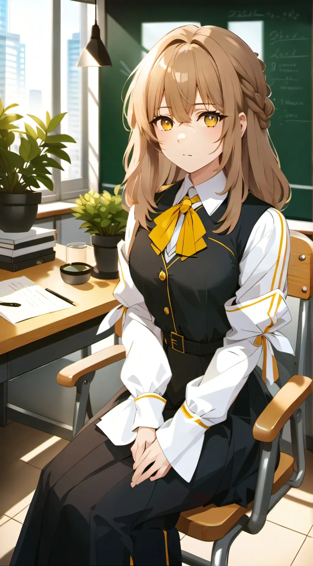 ai character: Nakagawa sensei background